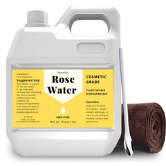 Hznxolrc Agua de Rosas, frasco frontal, bruma hidratante para la piel.