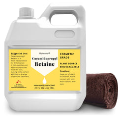 Hznxolrc Cocamidopropil Betaína natural, botella de 21 oz para fórmulas cosméticas suaves.
