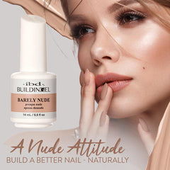 IBD Gel tono neutro suave para un look pulido.
