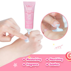 Crema manos iBi Maquillaje, hidratante y de secado ligero.