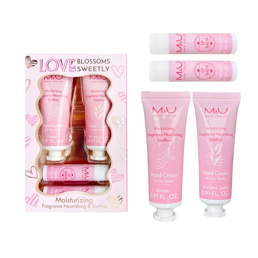 Conjunto iBi Maquillaje labios y manos, hidratación diaria.