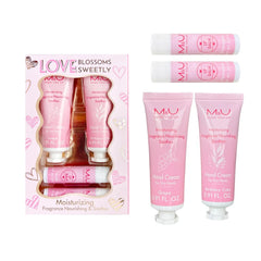 Conjunto iBi Maquillaje labios y manos, hidratación diaria.