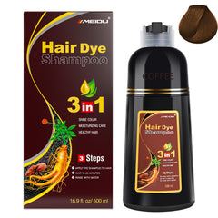 IIIMEIDU Tinte 3 en 1 para canas, cobertura rápida y tono café.