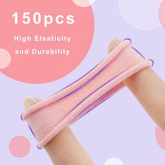 IKOCO elasticidad de algodón: resistente para pelo grueso y coleta firme.