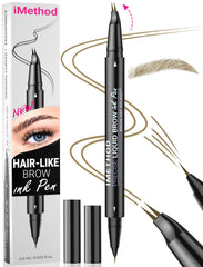 iMethod lapiz cejas curvo punta curva para trazos naturales
