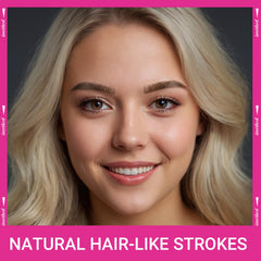 iMethod ceja trazos pelo finos para look natural.