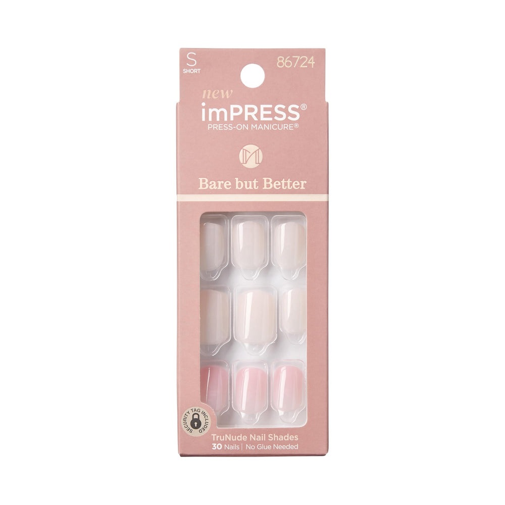 imPRESS uñas nude tru-nude kit completo para un look natural