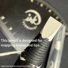 Ink Permanent: regla de aluminio ligero y fácil de limpiar