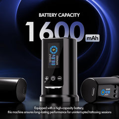 INKin-batería-1600mAh: duración-5-7h para sesiones.