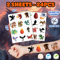 INKSOMOBA estampas dragon detalle 1-4 pulgadas para tarjetas y regalos