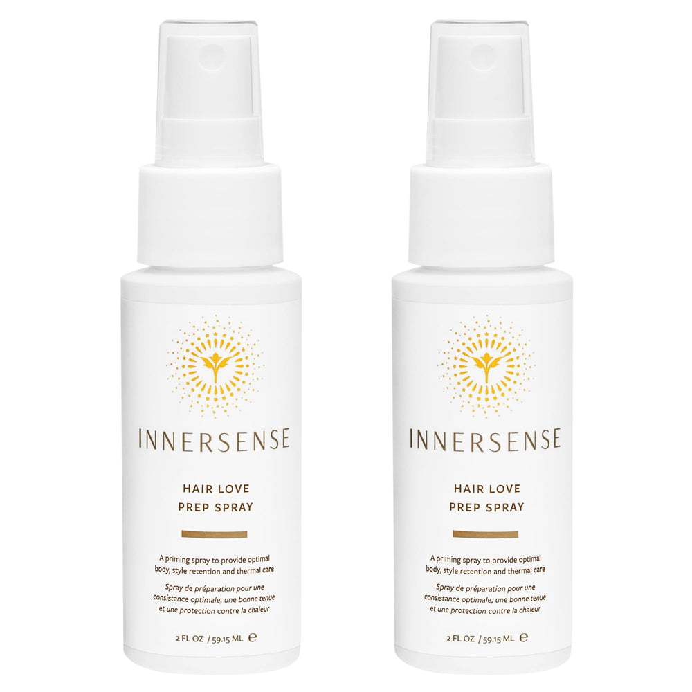 INNERSENSE Hair Love Prep Spray, botella: cuerpo y fijación suaves para el peinado
