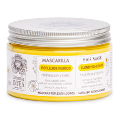 Intea mascarilla capilar rubios, bote 8,3 onzas, realza brillo y suavidad.