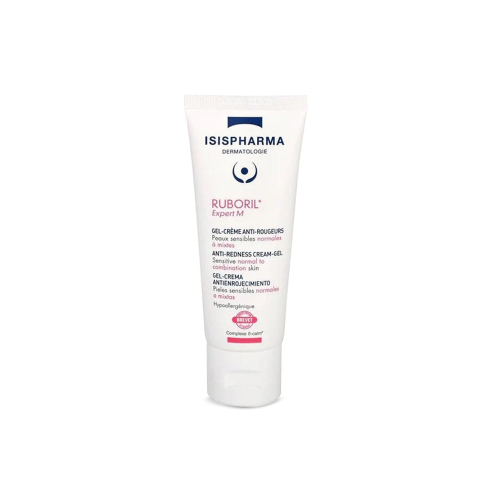 IsisPharma Ruboril Expert M crema antirojeces en bote de 40 ml para piel sensible.