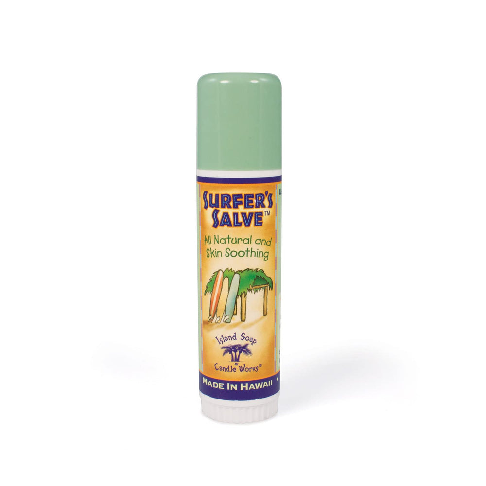 Island Soap & Candle Works Salve Surfista Stick – Presentación para cuidado diario de la piel.