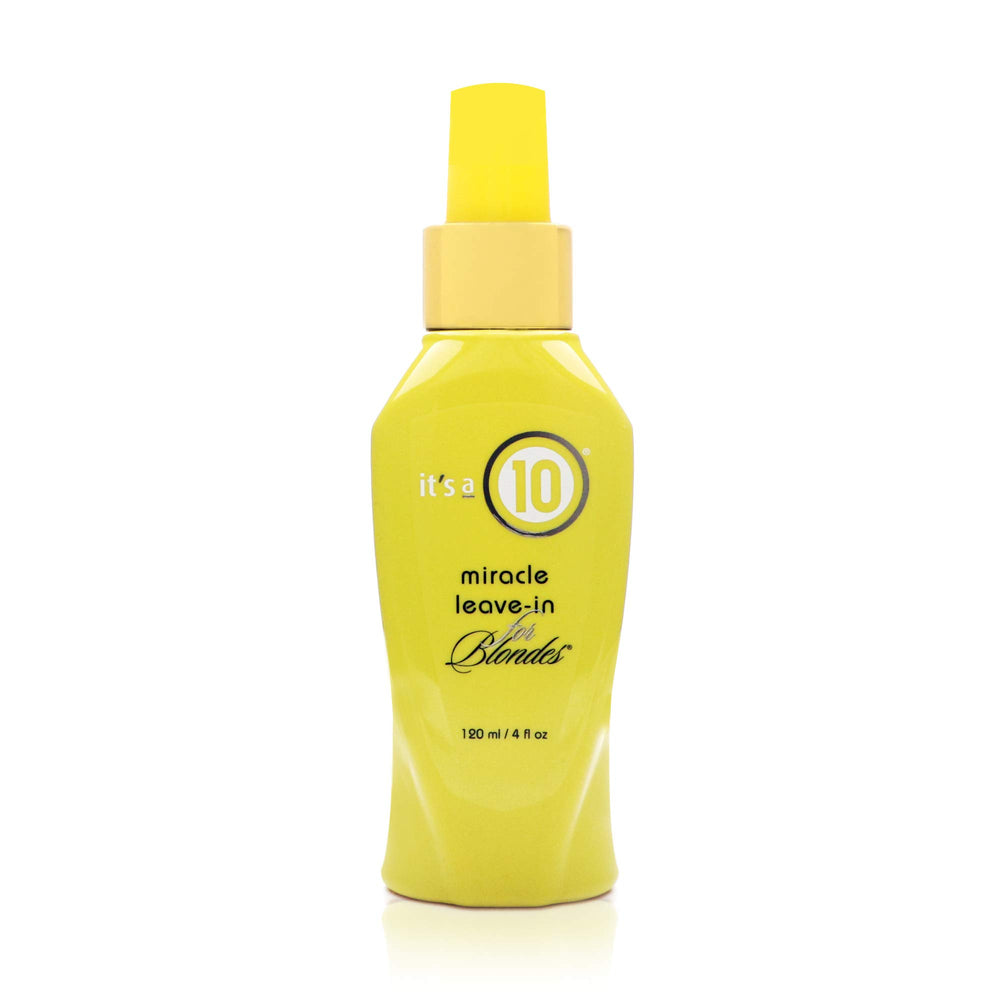 It's a 10 Haircare Milagro para rubias en botella, realza brillo y suavidad.