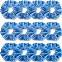 IVARYSS scrunchies velvet azul doce unidades, ideales para uso diario.