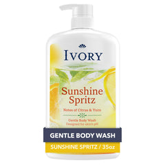 Ivory Body Wash: botella-lavado-suave para piel sensible y uso diario.