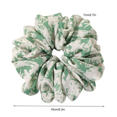 Ivyu scrunchie seda grande verde para dormir, evita tirones nocturnos