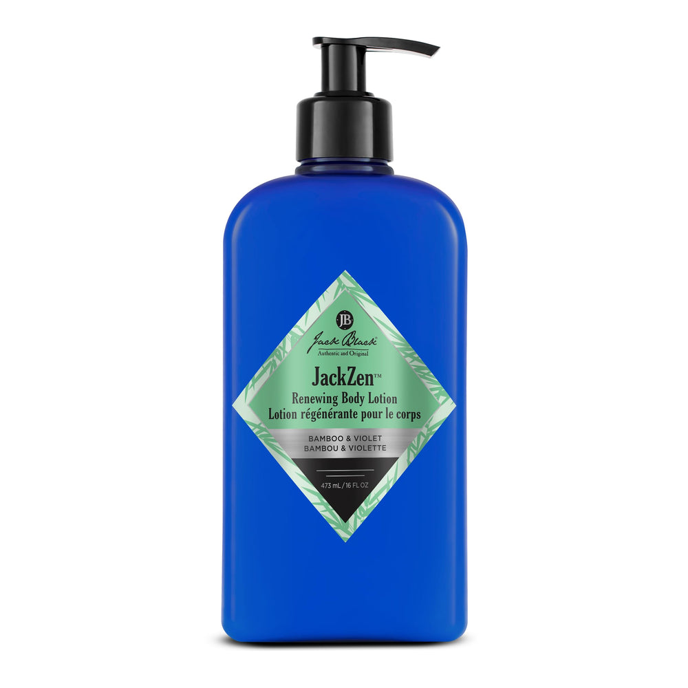 JackZen Loción Corporal renovadora, botella frontal para piel seca, hidratación suave
