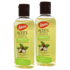 Jaloma Aceite de Coco con Keratina, textura aceitosa, hidrata y suaviza