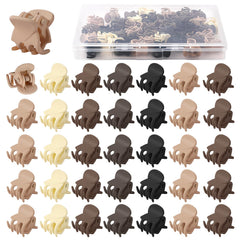 Pinzas JANYUN de cabello mini mate con agarre firme para peinados diarios
