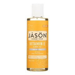 JASON Vitamina E: aceite para cuerpo en botella, hidrata suavemente la piel con antioxidantes.