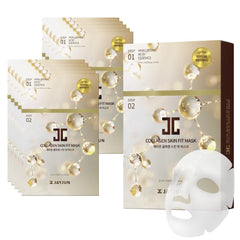 Jayjun JJ mascarilla de colágeno paso 1, hidratación profunda para la piel.