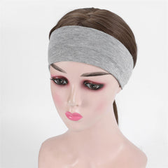 Banda blanca JCKHXG para cabello suave y transpirable durante yoga.