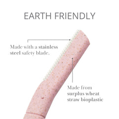 Mango sostenible, cómodo agarre ergonómico para sesiones breves o largas.