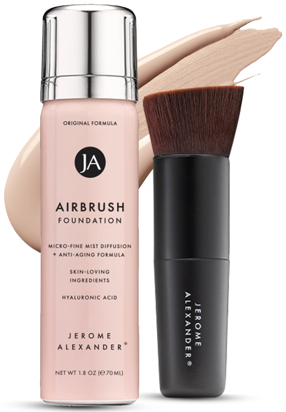 Jerome Alexander MagicMinerals: base aerografica, acabado liso y natural.