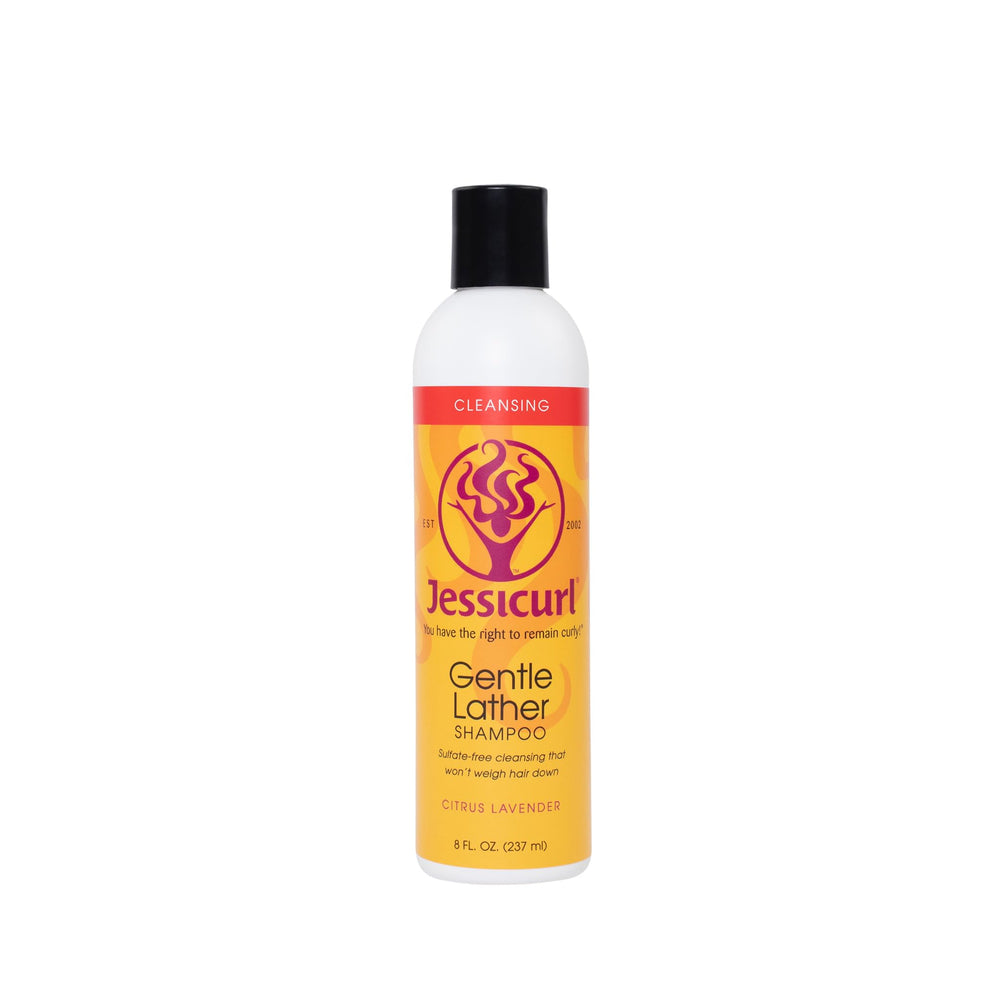 Jessicurl Champú, botella frontal, ideal para cabello rizado gracias a etiqueta clara.