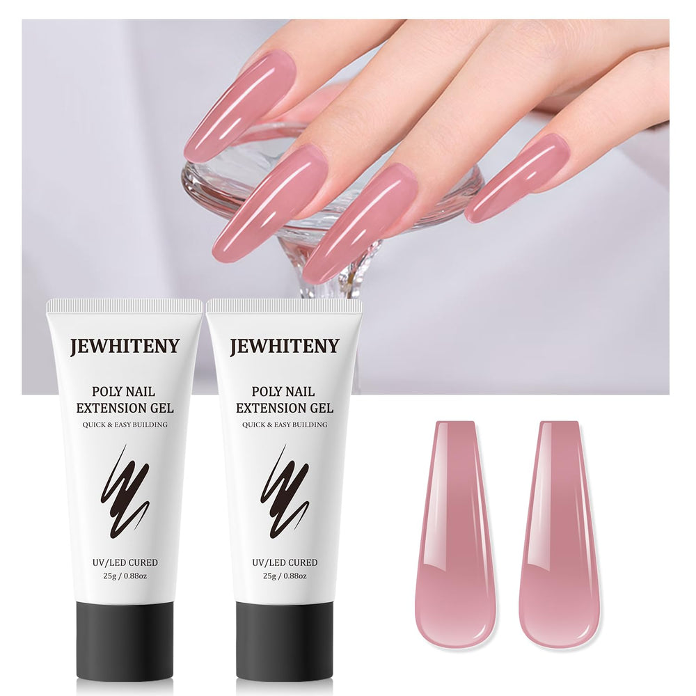 JEWHITENY gel-de-unas rosa-palido, acabado natural y duradero para uso diario.
