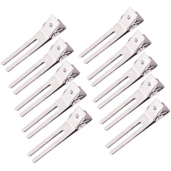 Pinzas JFFX de doble diente para rizos, agarre firme y deslizamiento suave.