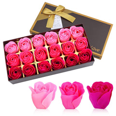 JIALEEY jabón de baño con pétalos de rosa perfumados, ideal para lavado de manos aromático.