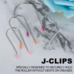 Jicoyin curler clips 1.25 pulgadas, sujeción suave para el cabello.