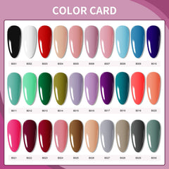 Gel JODSONE con brillo intenso para uñas elegantes.