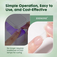 JODSONE pegamento para uñas acrílicas falsas y sujeción duradera.