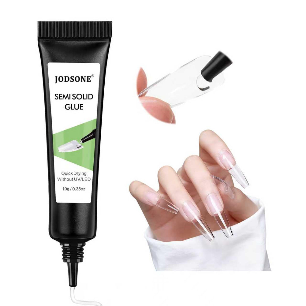 JODSONE pegamento semisólido para uñas: adhesión rápida para uñas prensadas.