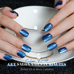 Uñas Jofay Fashion con gel suave para un acabado natural.