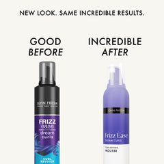 Aplicación de Dream Curls Mousse con las manos para rizos definidos