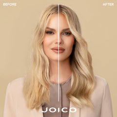 Aplicación de Joico Blonde Life Brightening Masque, aporta brillo y suavidad al rubio