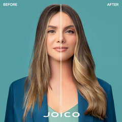Joico JoiWhip mousse, brillo intenso y volumen destacado en el peinado.