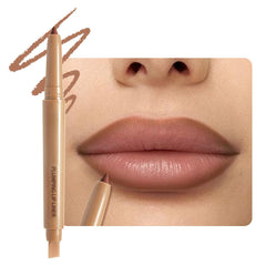 JUAAZIN lapiz delineador mate chocolate, aplicación suave para definir labios con precisión.