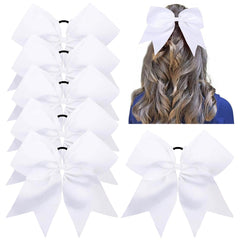 MOÑO JUCCPUL para porristas de 8 pulgadas blanco, ideal para prácticas.