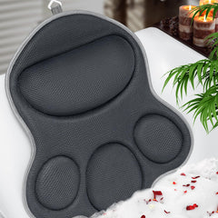 JUSDOO almohadilla para baño con 6 ventosas mantiene la superficie estable.
