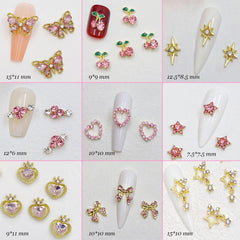 KACHIMOO adornos para uñas Estrella rosa, añade destellos glamorosos a tus uñas.