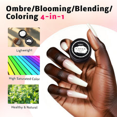 Karroy gradiente pintura uñas, pigmentos intensos para ombre duradero.