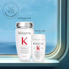 KÉRASTASE Premiere, textura cremosa del champú para cabello dañado.