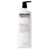 Keratin Complex Champú Color botella mostrando frasco y etiqueta, cuidado suave del color
