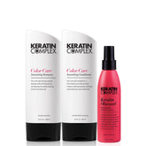 Keratin Complex KCEXPRESS champú cuidado color para cabello suave y brillante.